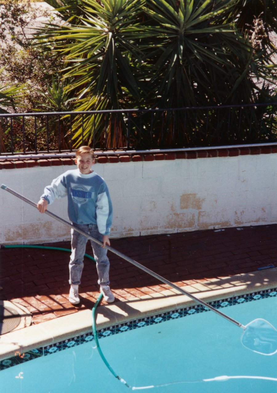 Dave in Markridge 1990